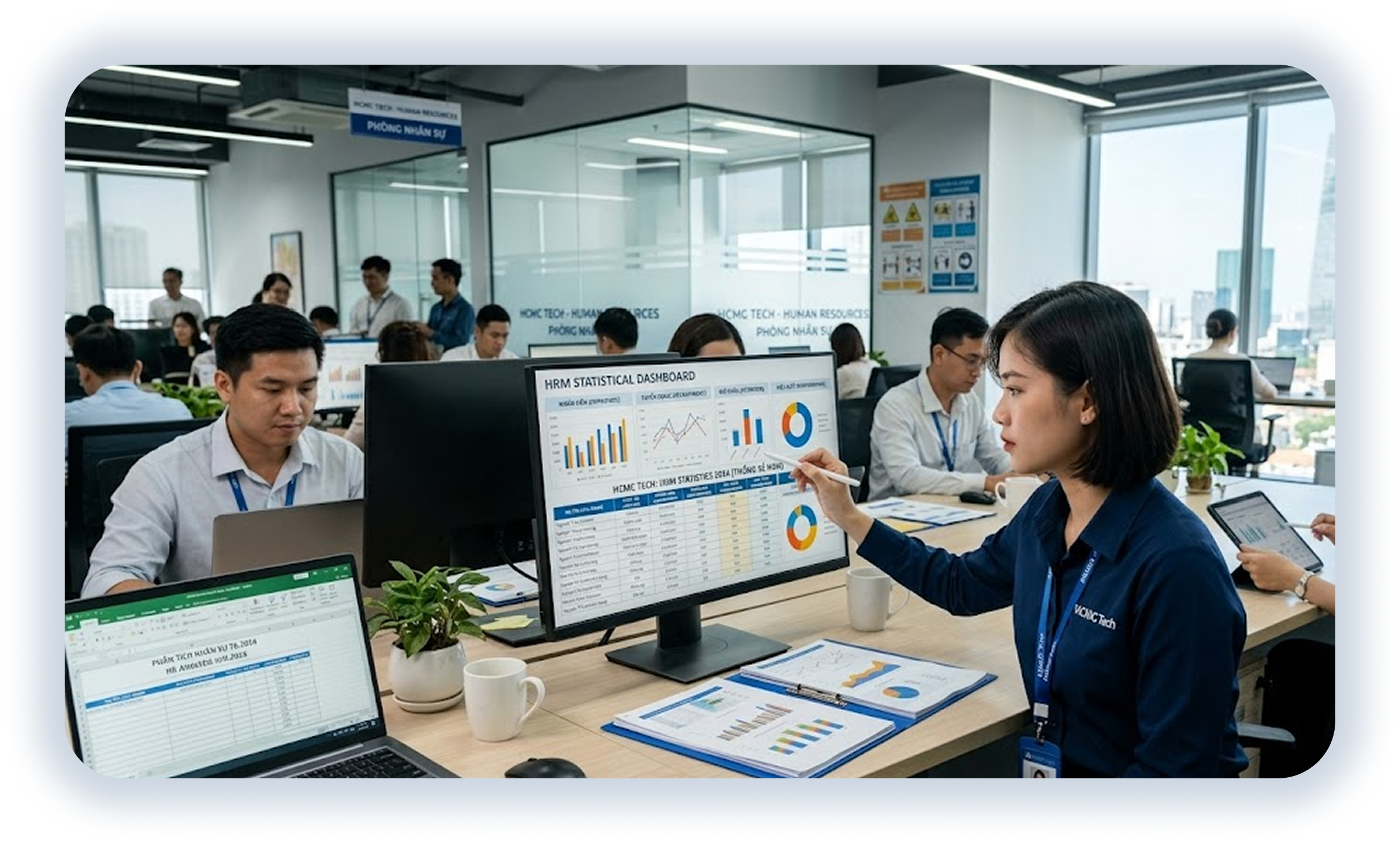 Báo cáo thống kê - hệ thống HRGS