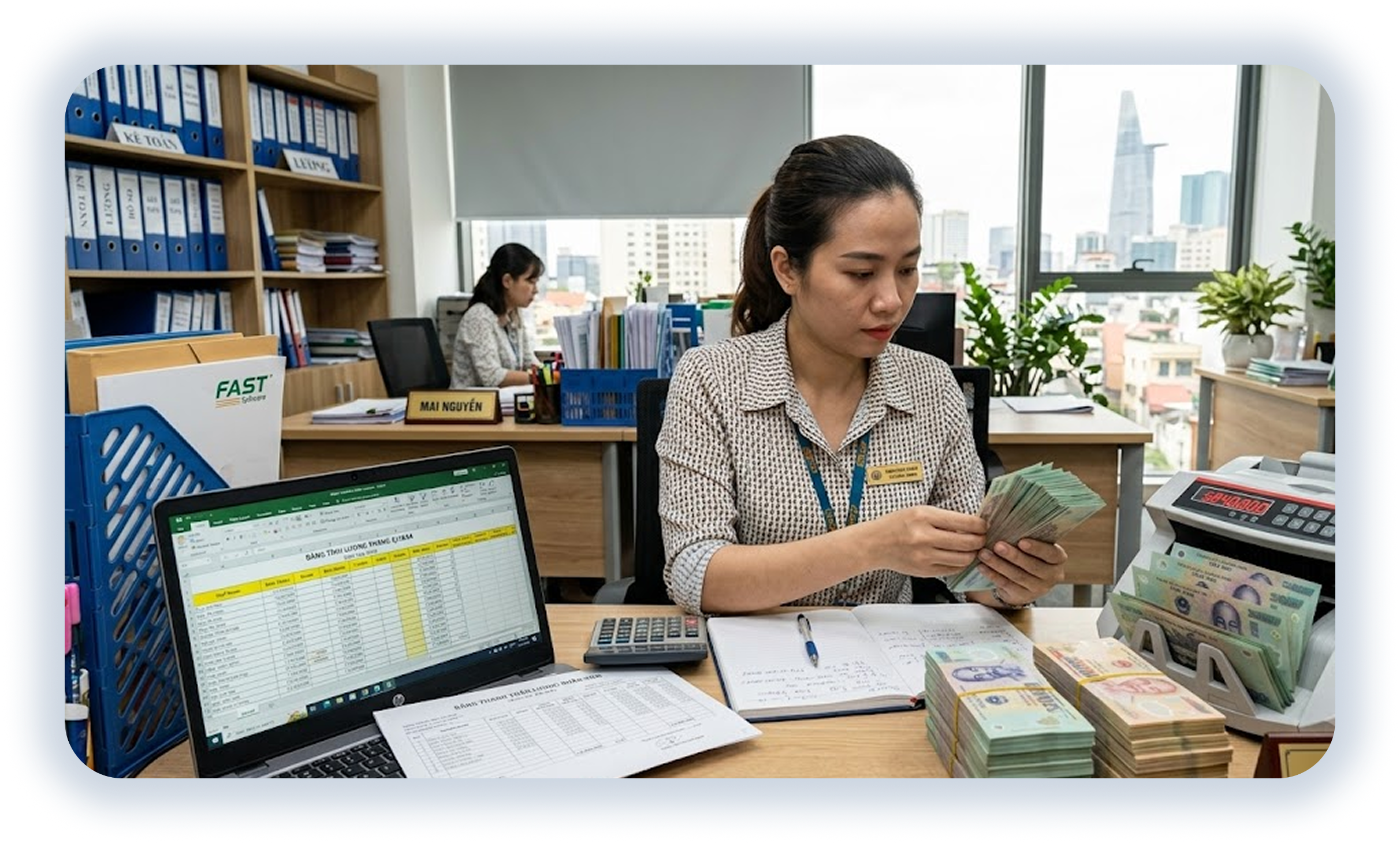 bảng tính lương - hệ thống HRGS